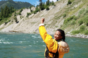 Time for Fun: Kim whitewater rafting