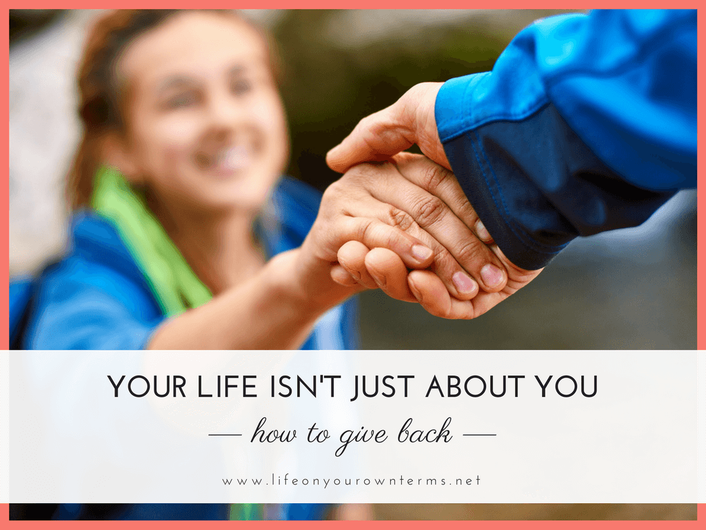 Lending a helping hand | Your life isn’t just about YOU: How to give back