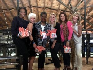 Group of business women at a company convention